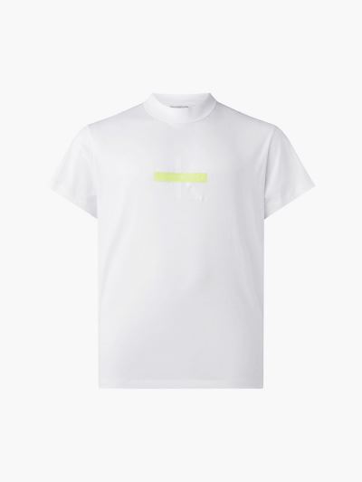 Calvin Klein Ruhák HU739657 | Calvin Klein Plus Size Organic Cotton Logo Férfi Póló Világos Fehér